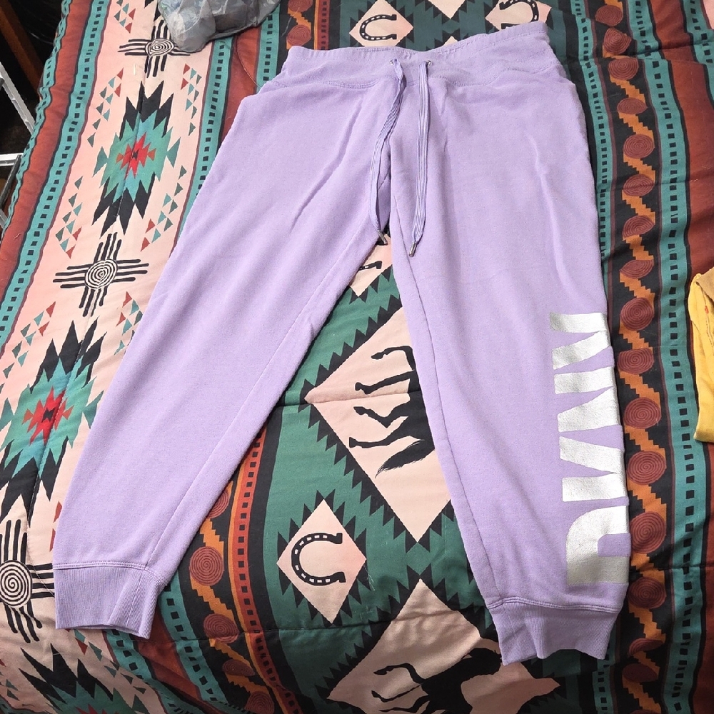 DKNY Purple Joggers Soft Relaxed Fit